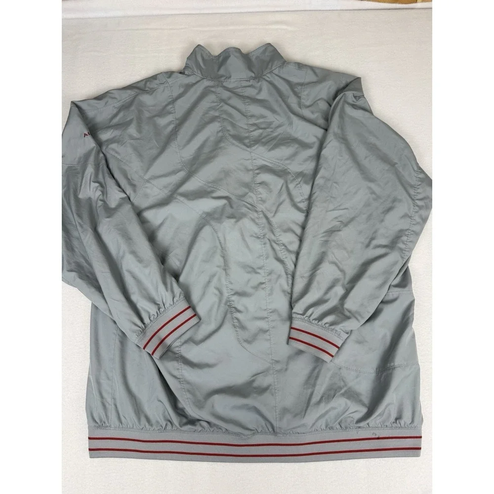 Mens Vintage‎ Nike Jordan 20th Anniversary 2005 196074 070 Silver Zip Up Jacket